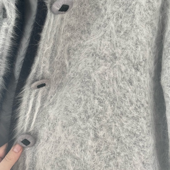 VTG Venesha Grey & Black Angora Jacket - Picture 13 of 13